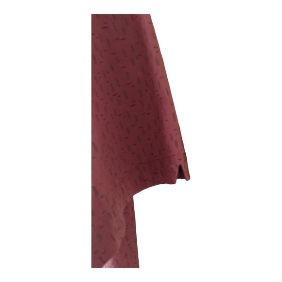 Columbia Vertex Printed Woven Button Up Short Sleeve Camp Shirt Men's XL Orange - Picture 5 of 7